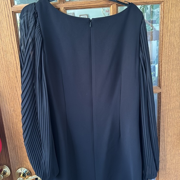 White House Black Market dress with sheer sleeves sz 10 - Picture 5 of 5